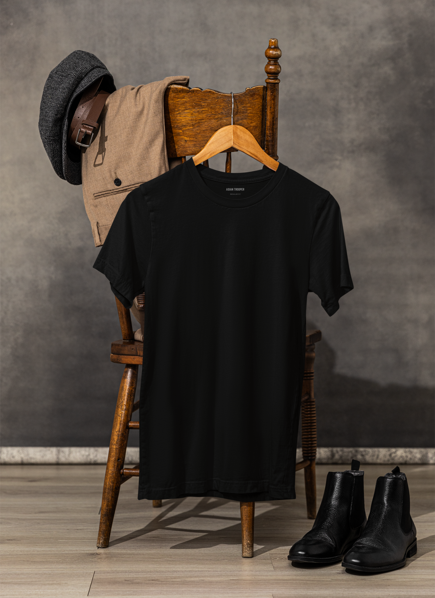 Classic Black Regular Fit T-Shirt