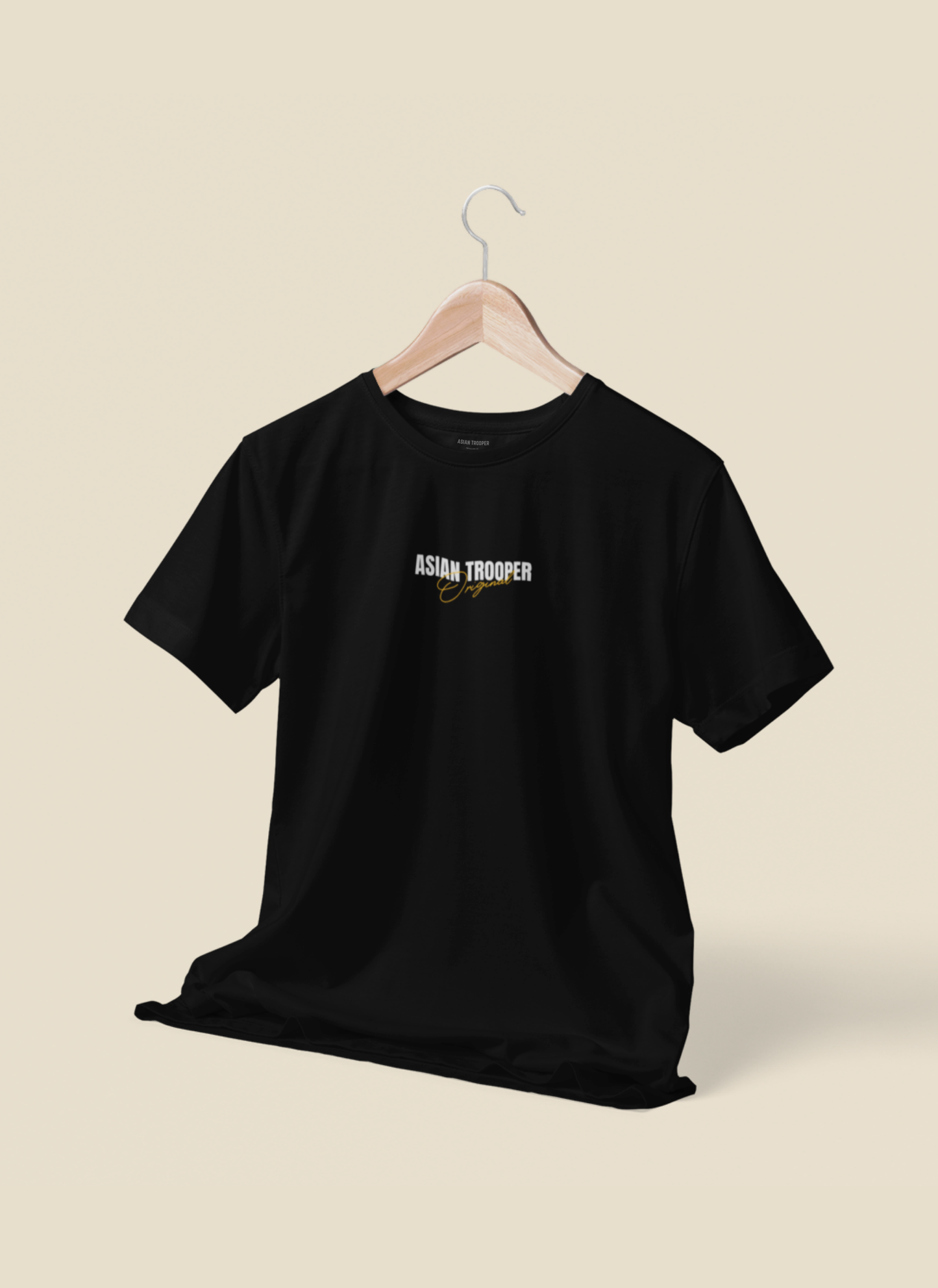 Black Regular Fit Printed T-Shirt