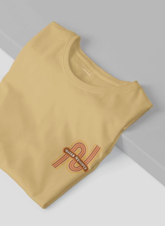 Beige Regular Fit Printed T-Shirt