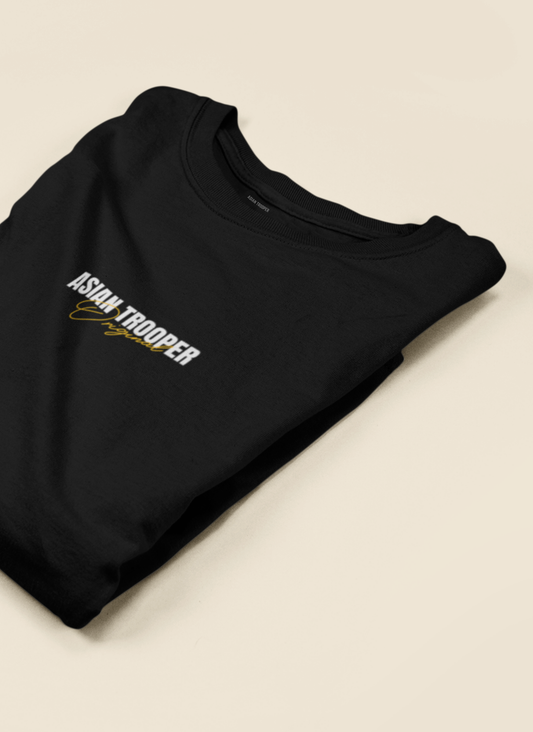 Black Regular Fit Printed T-Shirt