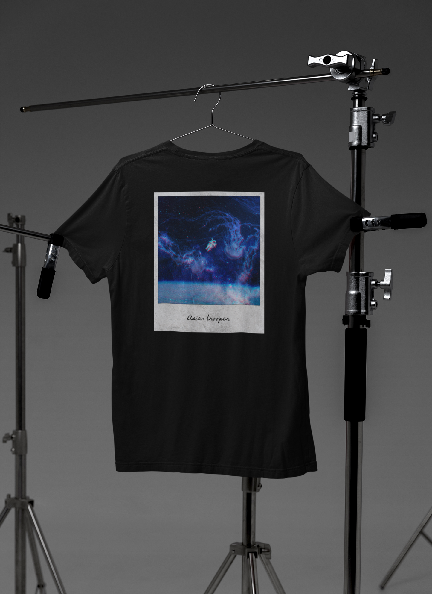 Black Regular Fit Printed T-Shirt