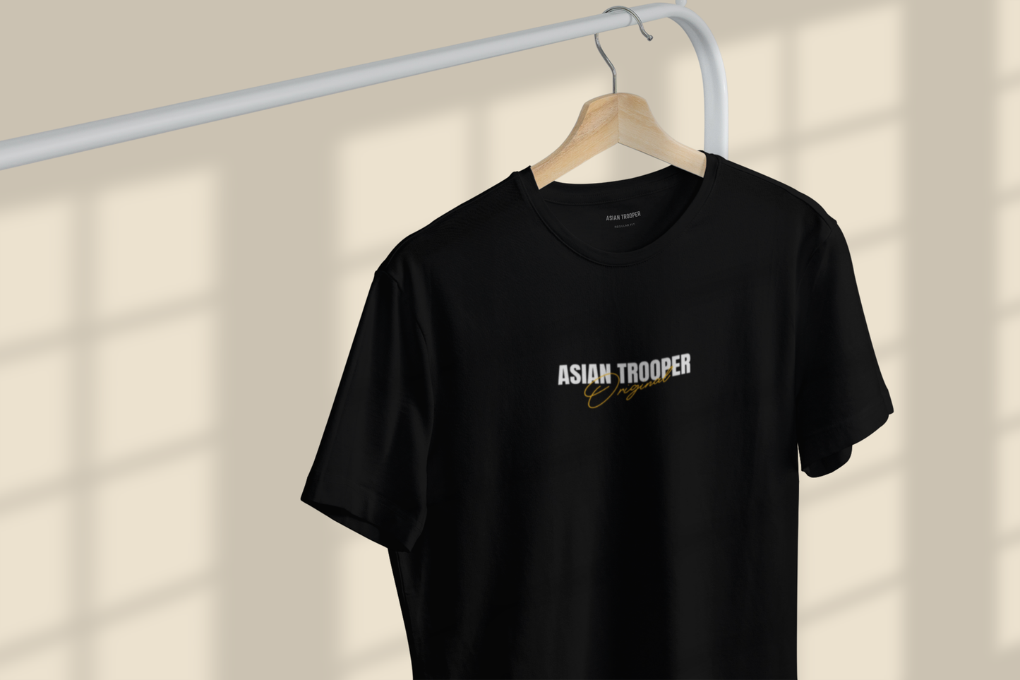 Black Regular Fit Printed T-Shirt