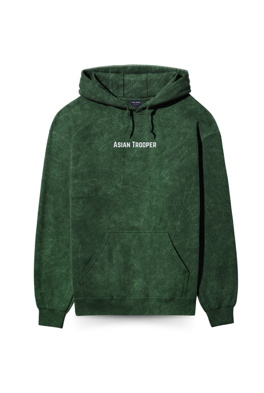 Vintage Washed Green Hoodie