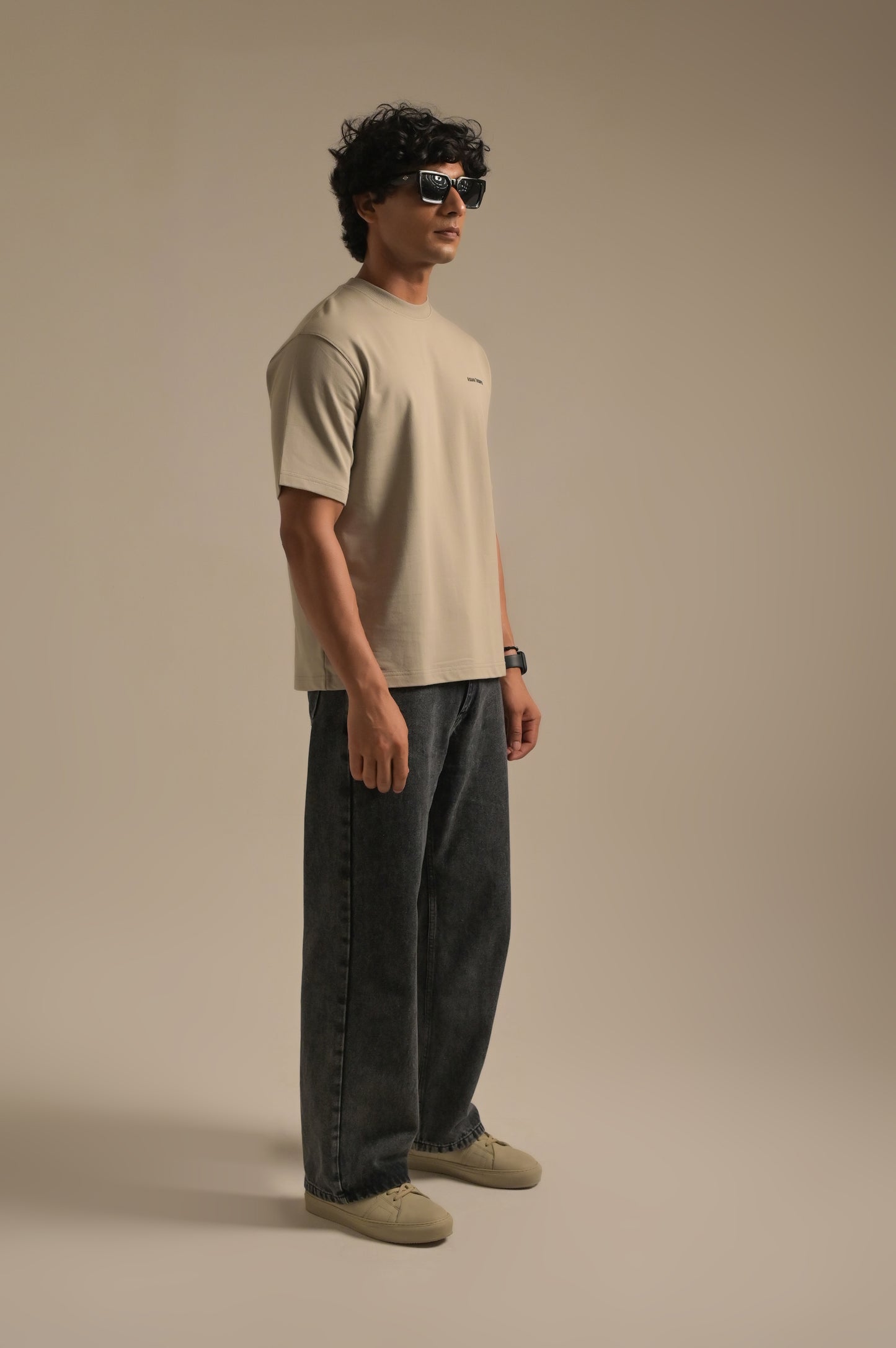 Bright Grey Oversized T-Shirt