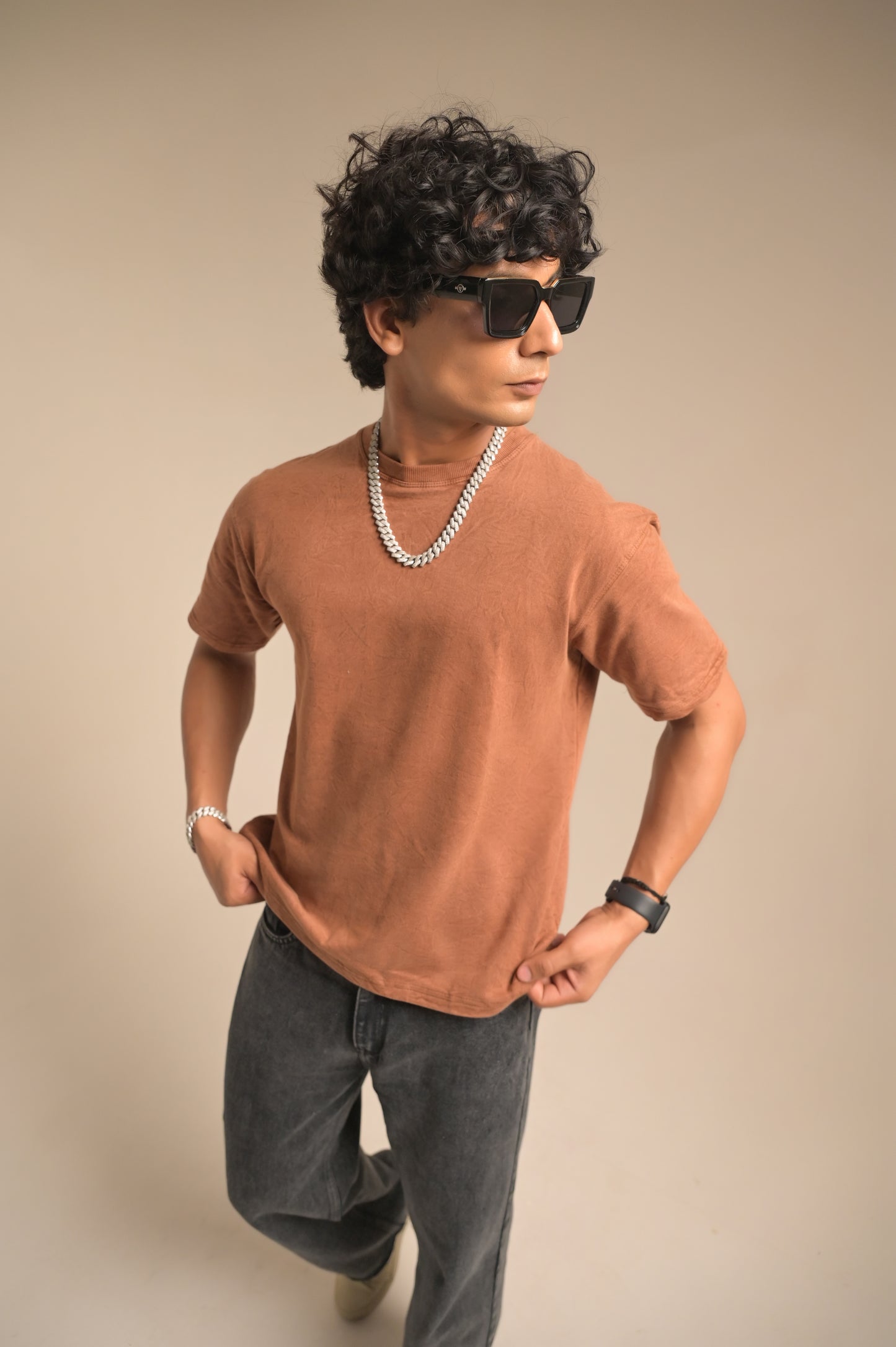 Vintage Brown Oversized T-shirt
