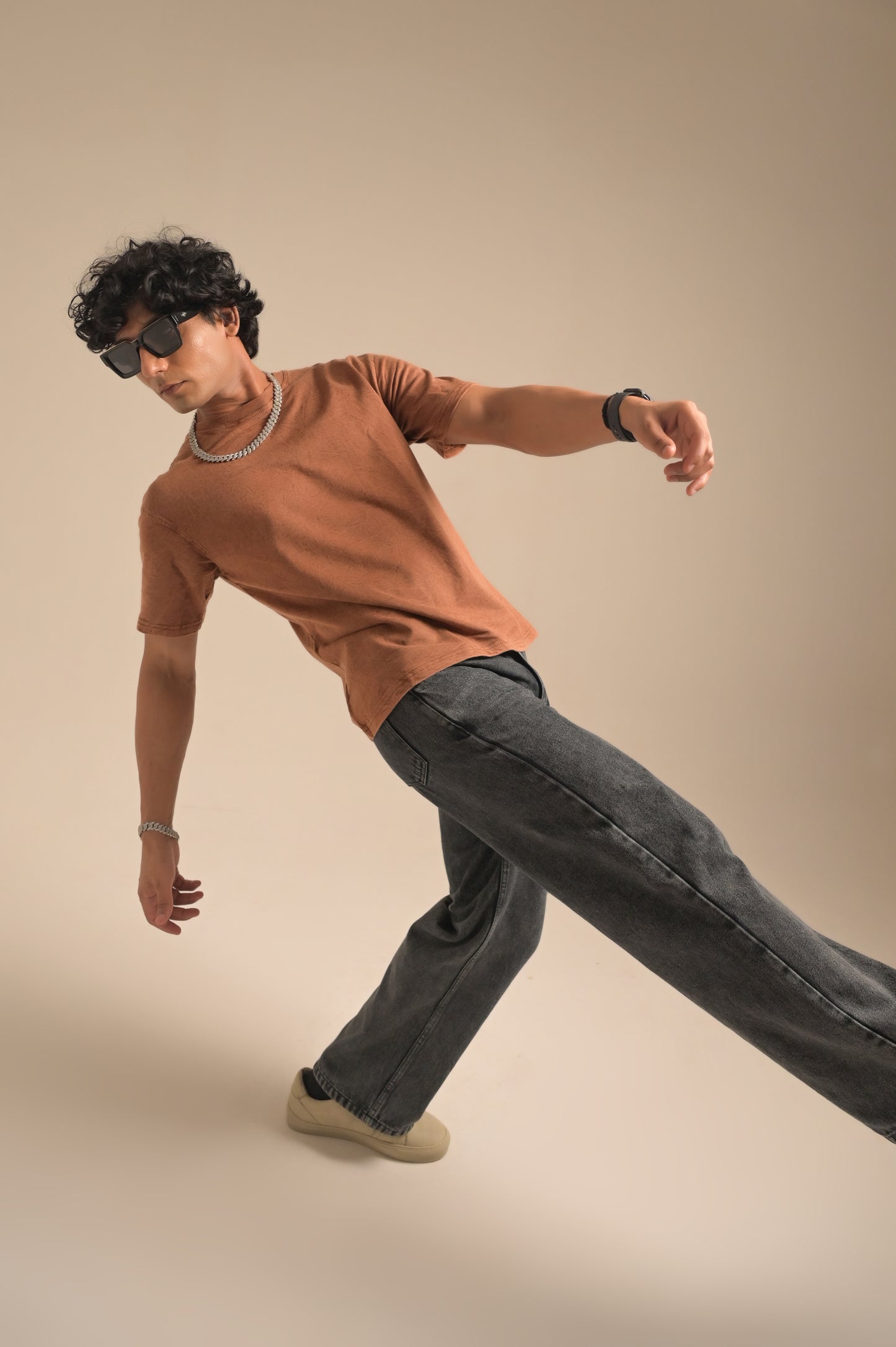 Vintage Brown Oversized T-shirt