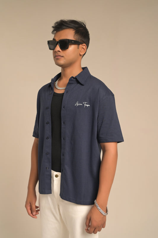 Oversized Blue Shirt