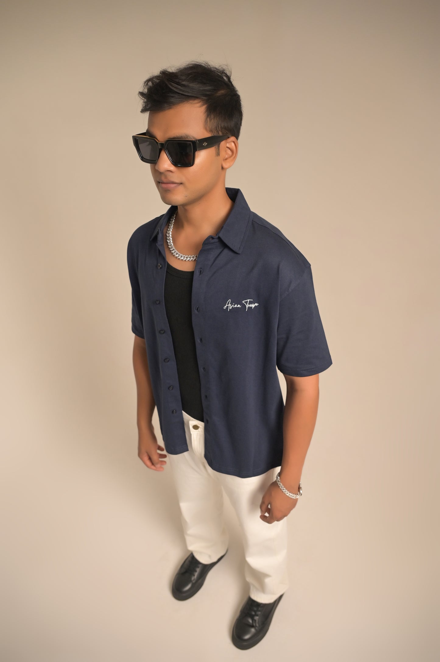Oversized Blue Shirt