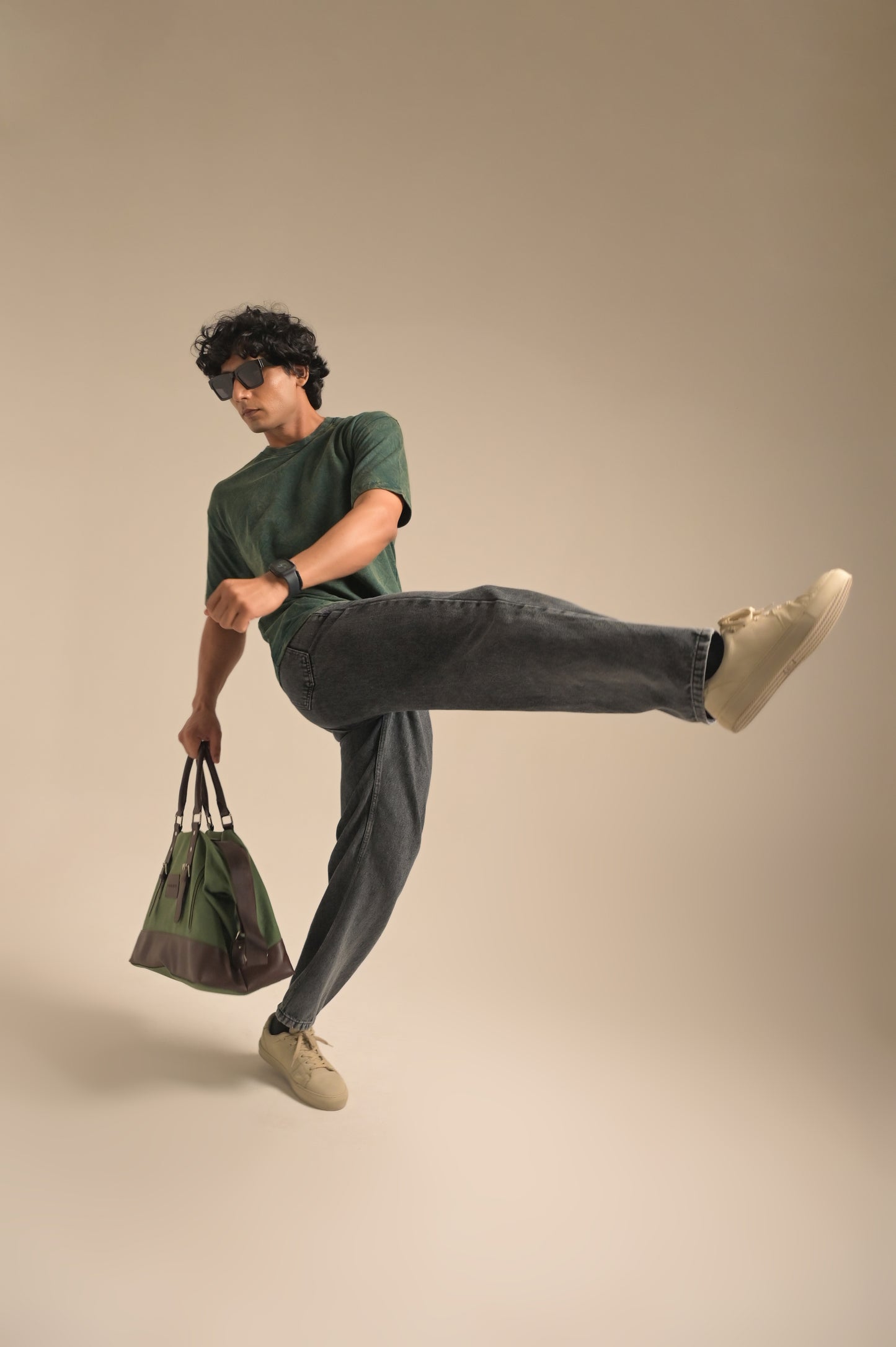 Vintage Green Oversized T-shirt