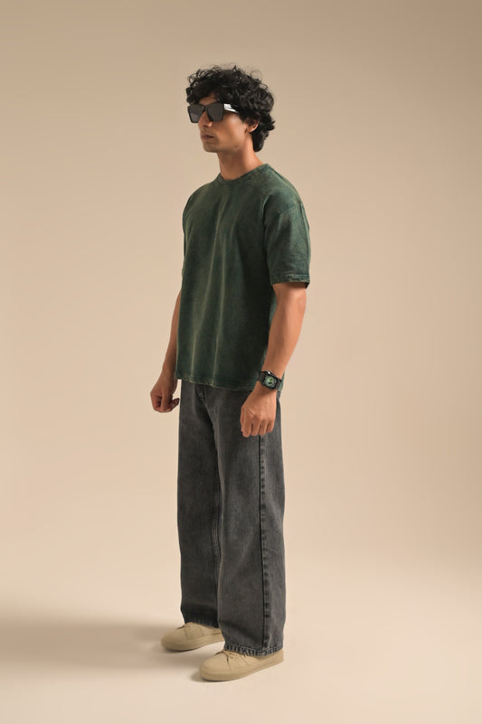 Vintage Green Oversized T-shirt