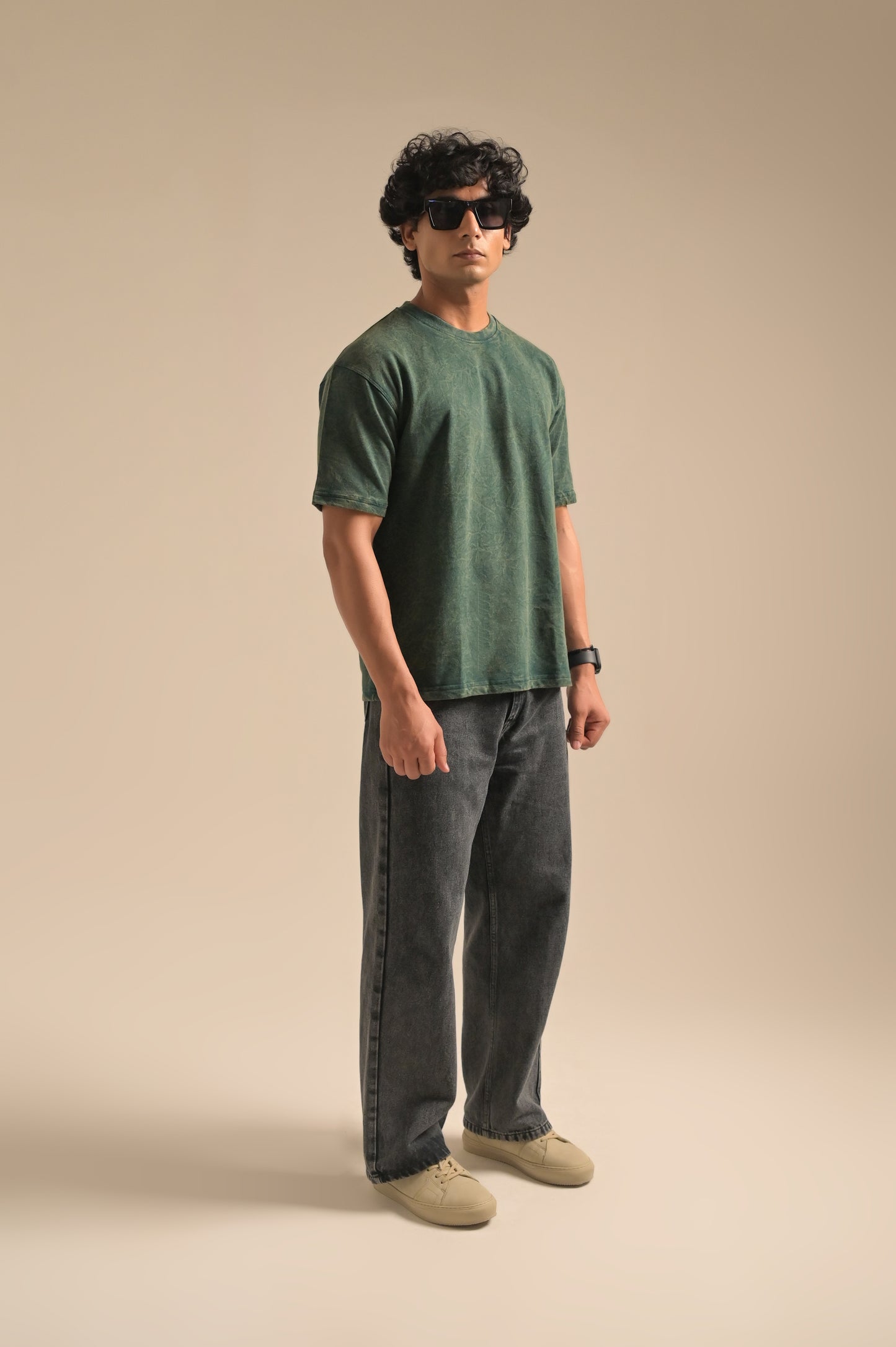 Vintage Green Oversized T-shirt