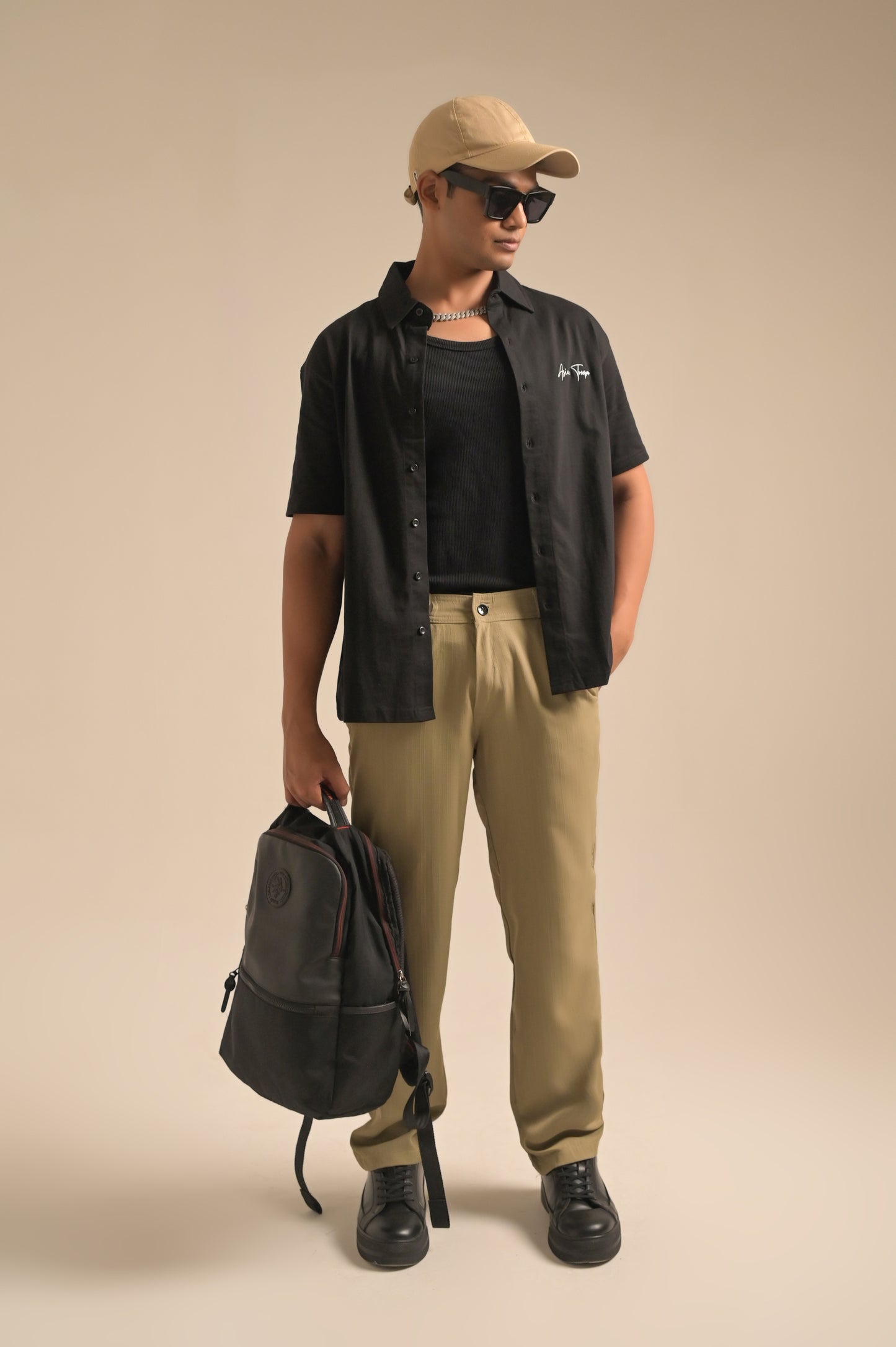 Oversized Black Shirt
