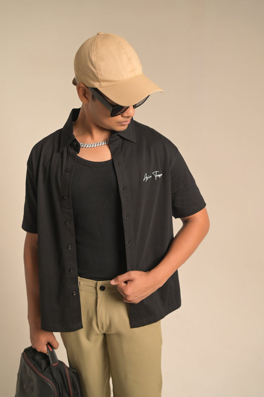 Oversized Black Shirt