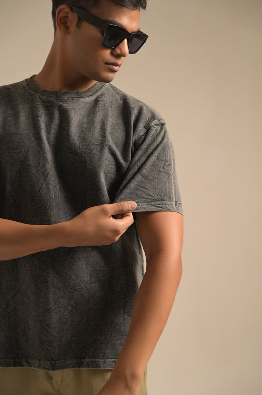 Vintage Black Oversized T-shirt