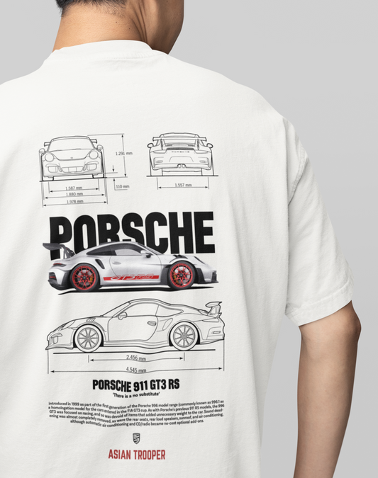 Butter White printed Oversized T-shirt