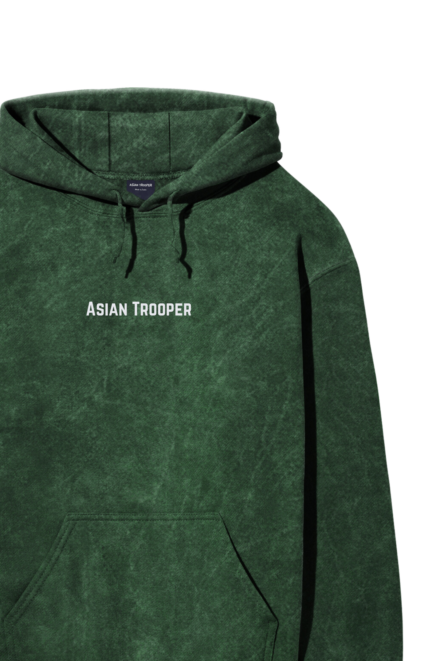 Vintage Washed Green Hoodie