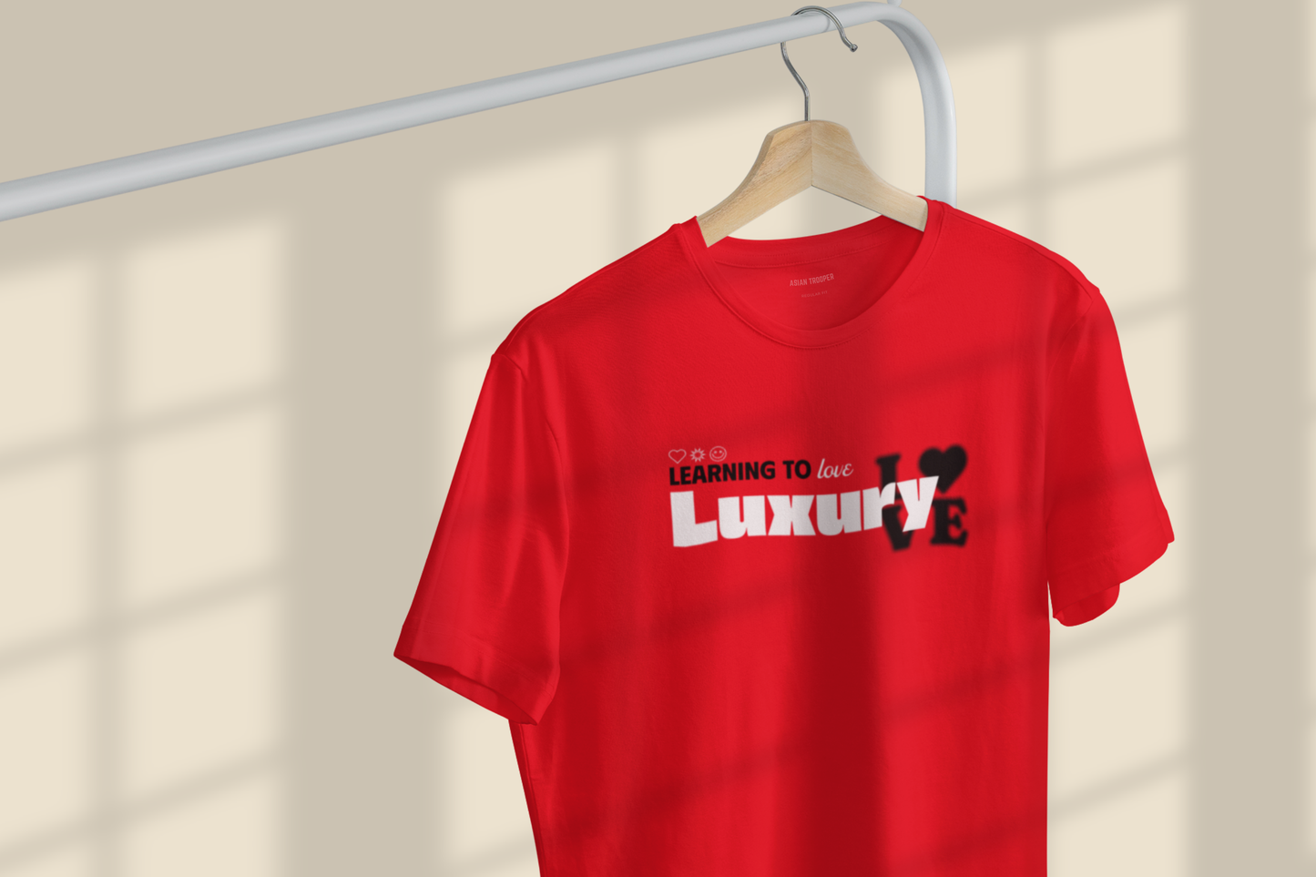 Red Regular Fit Printed T-Shirt