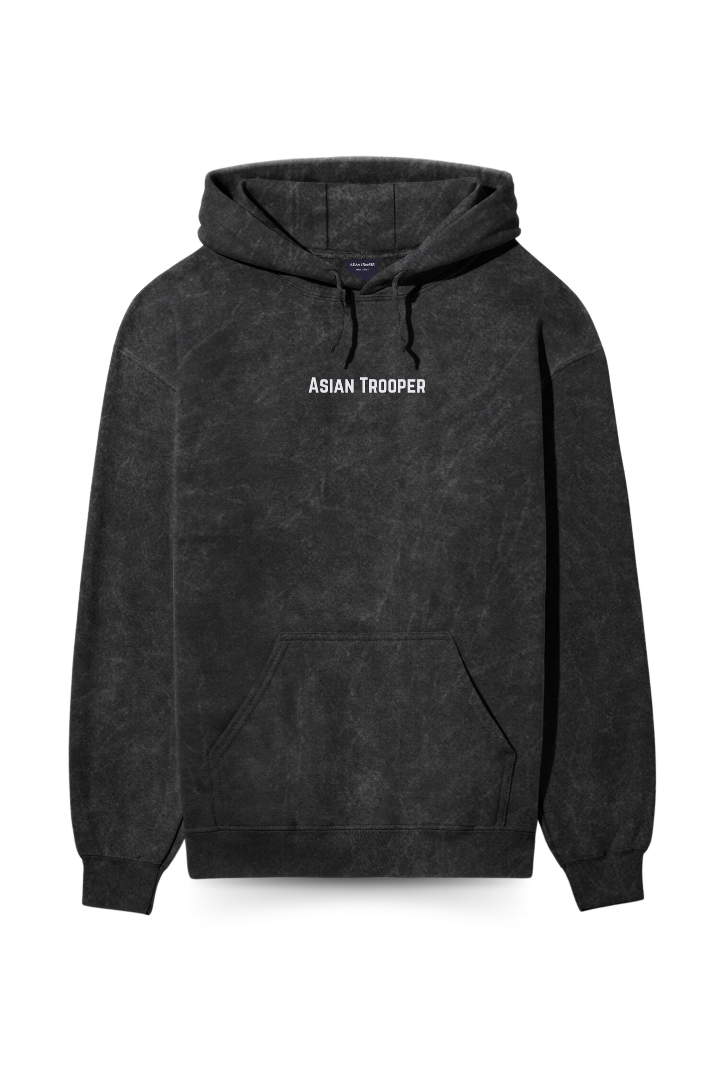 Vintage Washed Black Hoodie