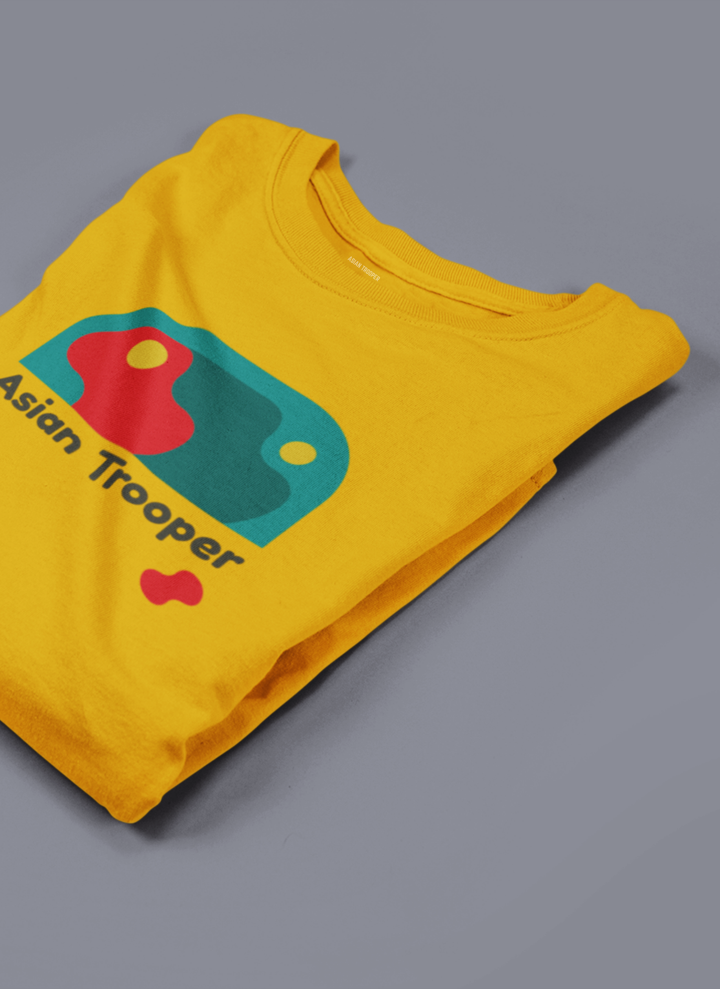Yellow Regular Fit Printed T-Shirt