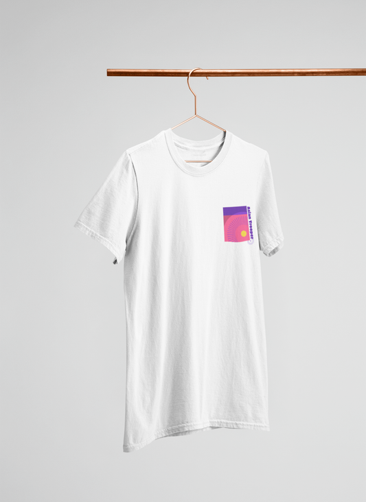 White Regular Fit Printed T-Shirt