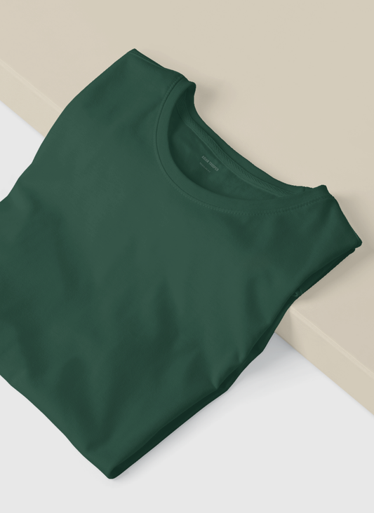 Leaf Green Regular Fit T-Shirt