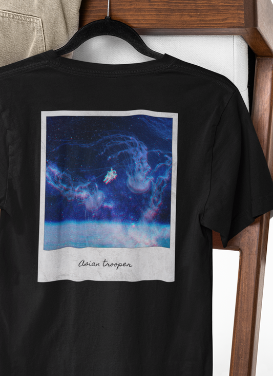 Black Regular Fit Printed T-Shirt