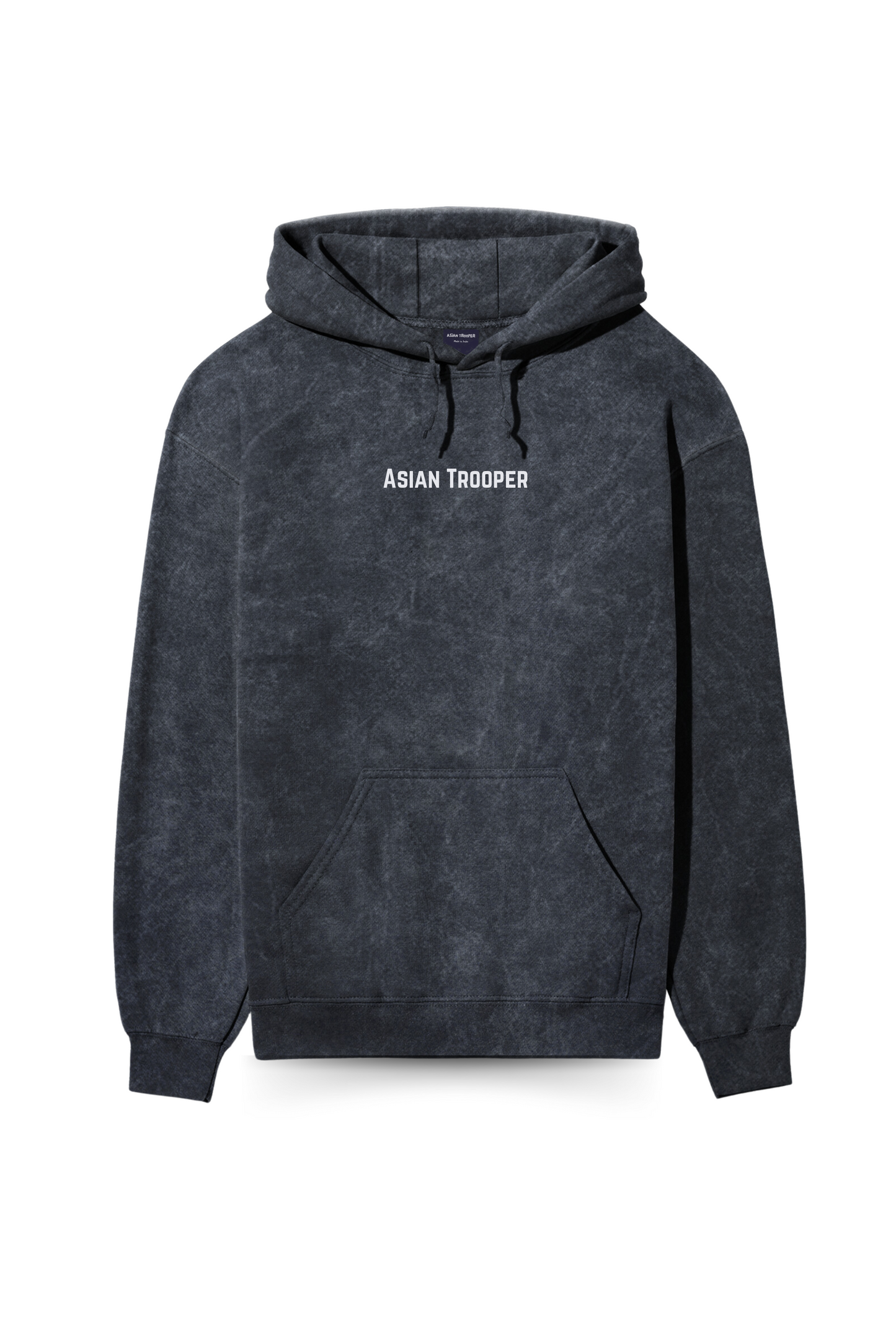 Vintage Washed Navy Blue Hoodie