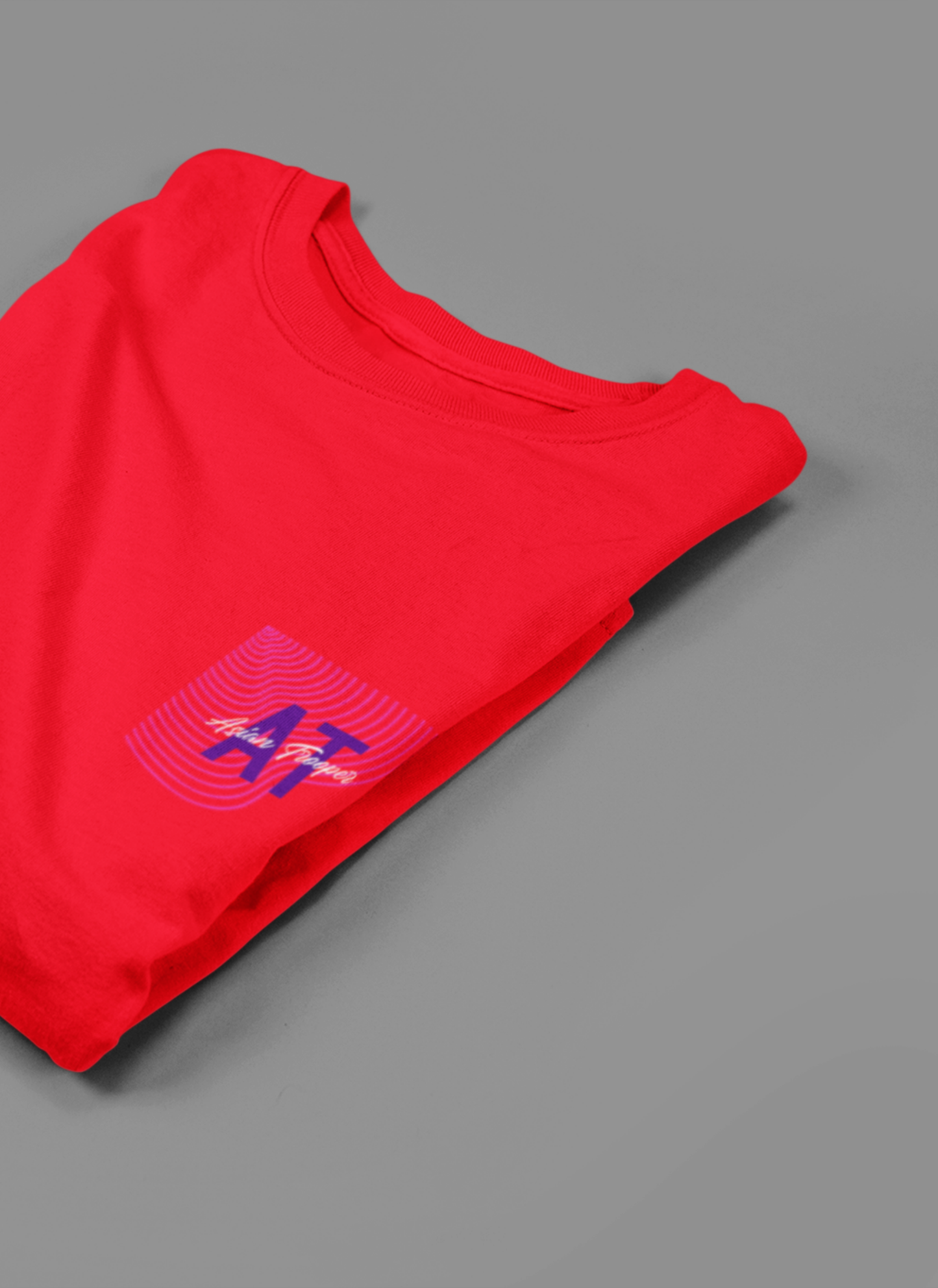 Red Regular Fit Printed T-Shirt