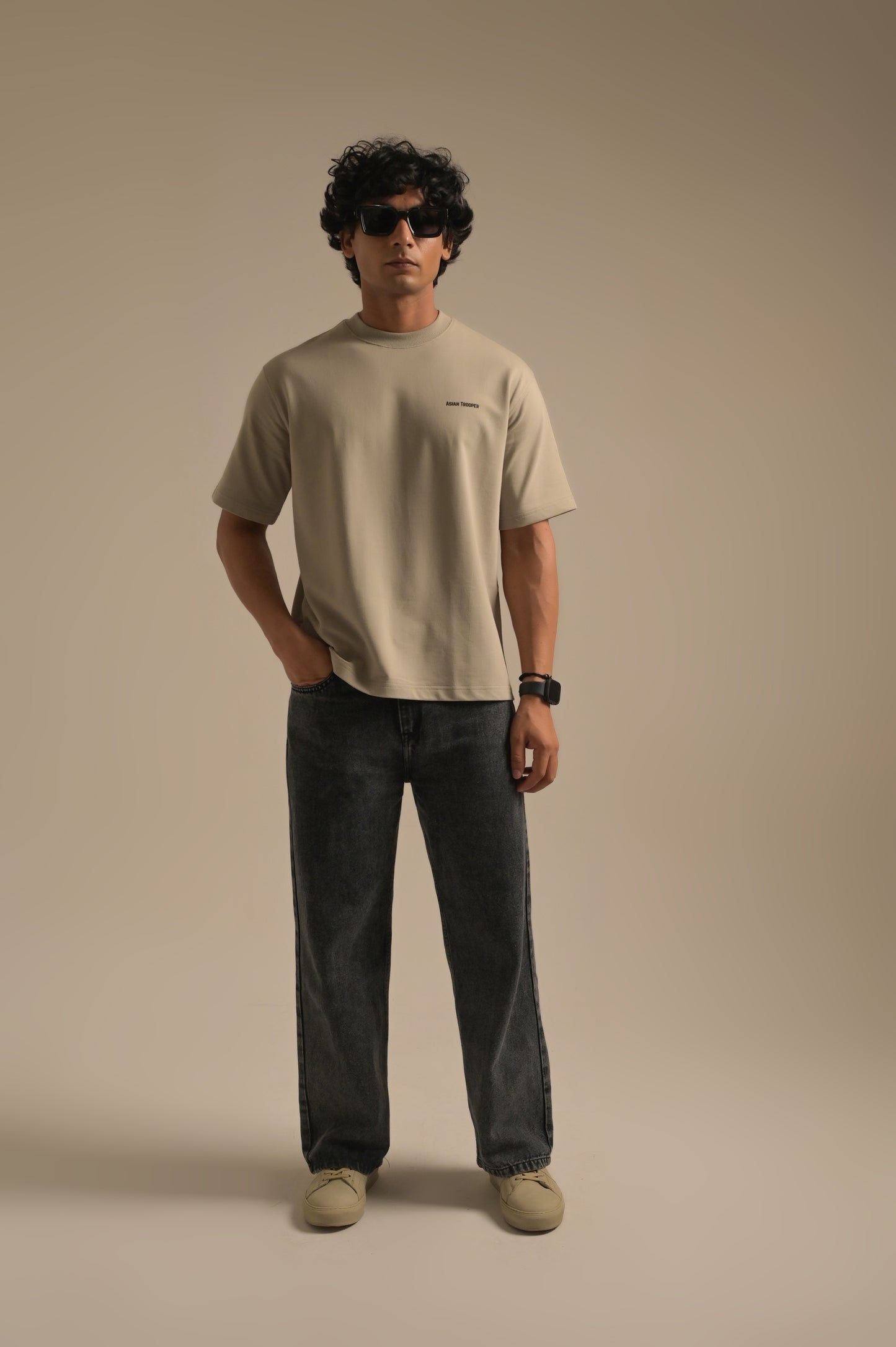 Bright Grey Oversized T-Shirt