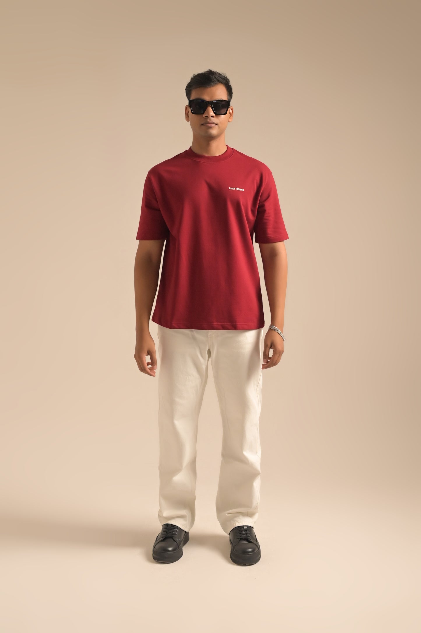 Royal Maroon Oversized T-shirt