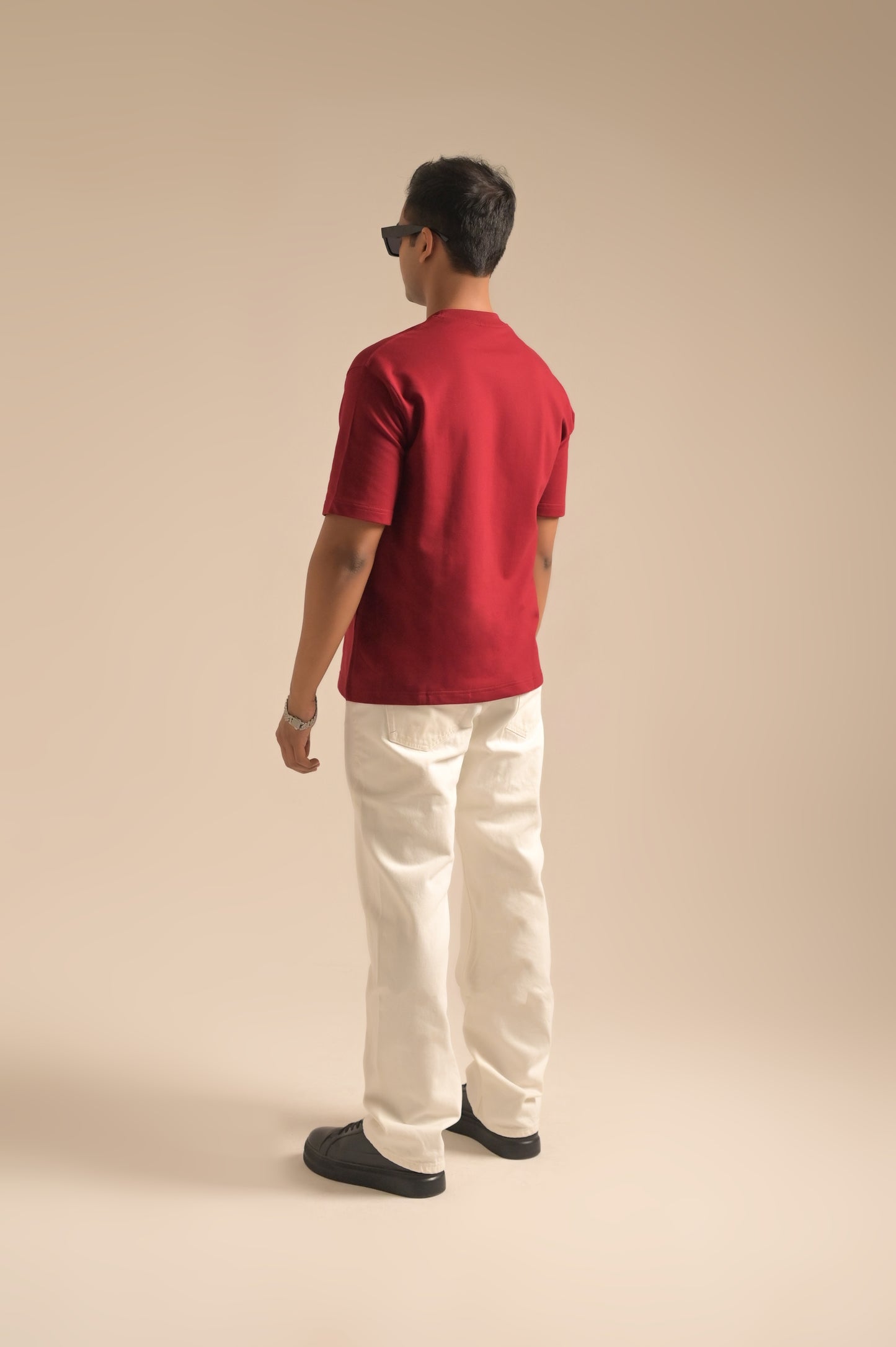 Royal Maroon Oversized T-shirt