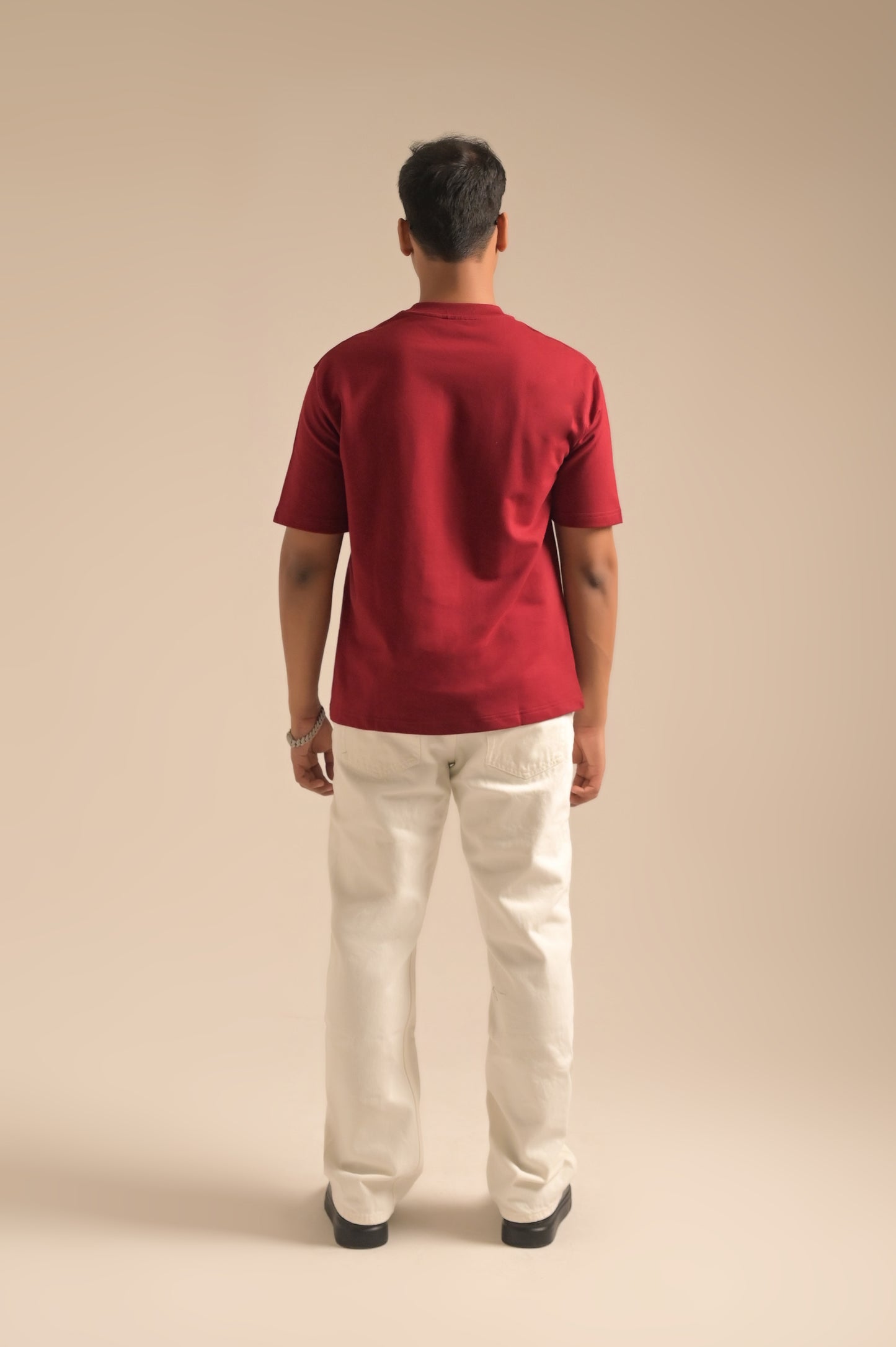 Royal Maroon Oversized T-shirt