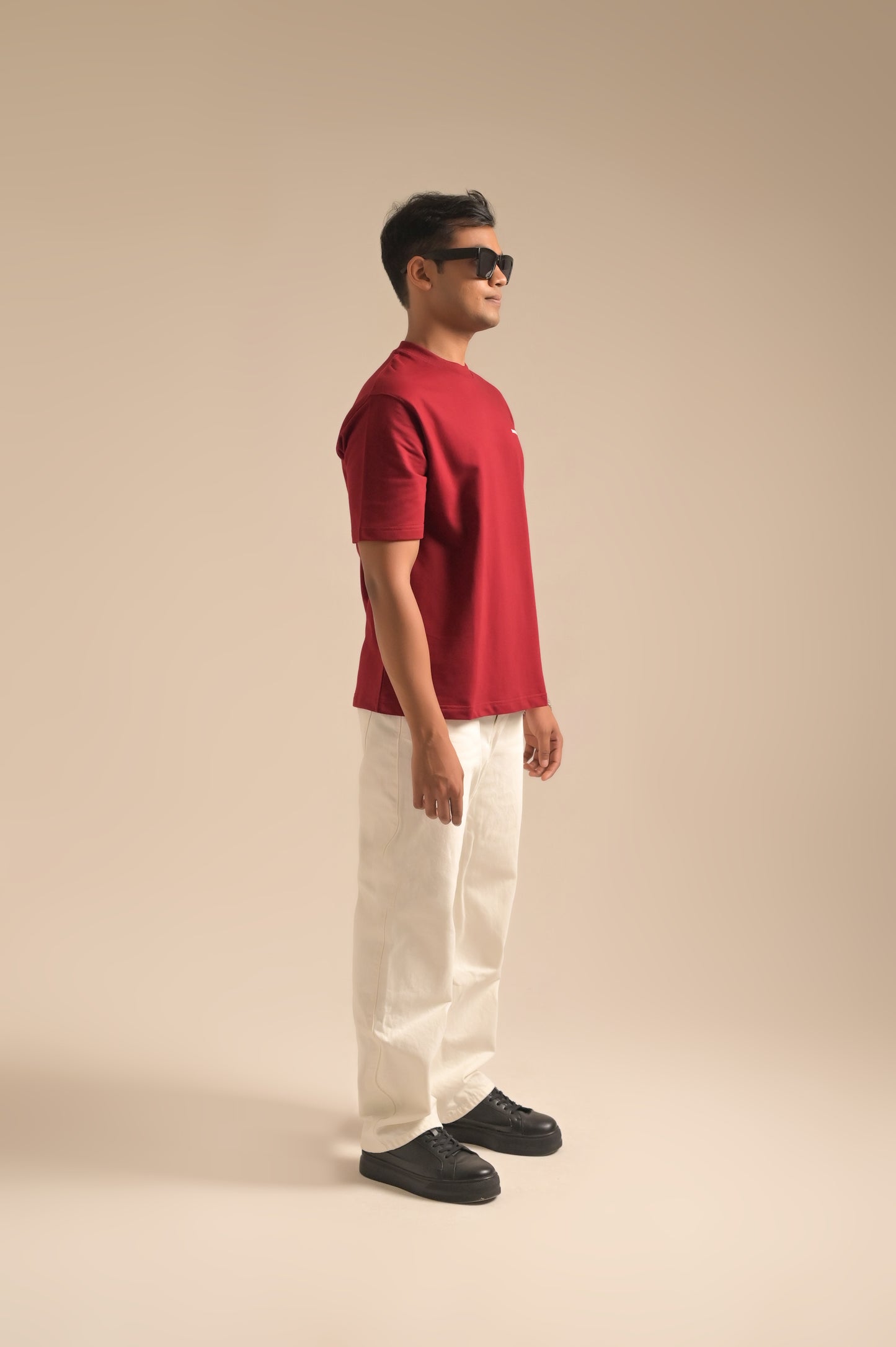 Royal Maroon Oversized T-shirt