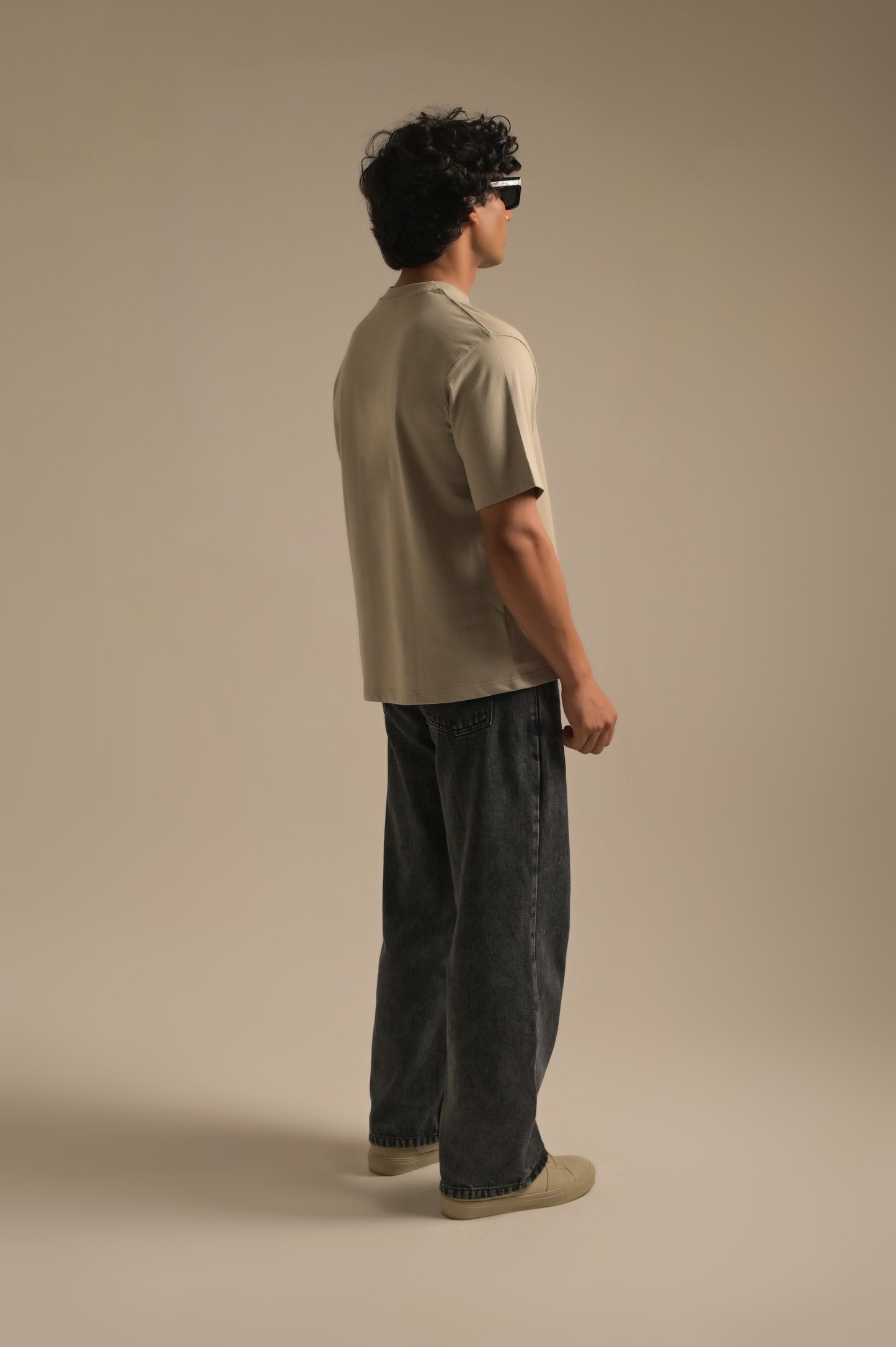 Bright Grey Oversized T-Shirt