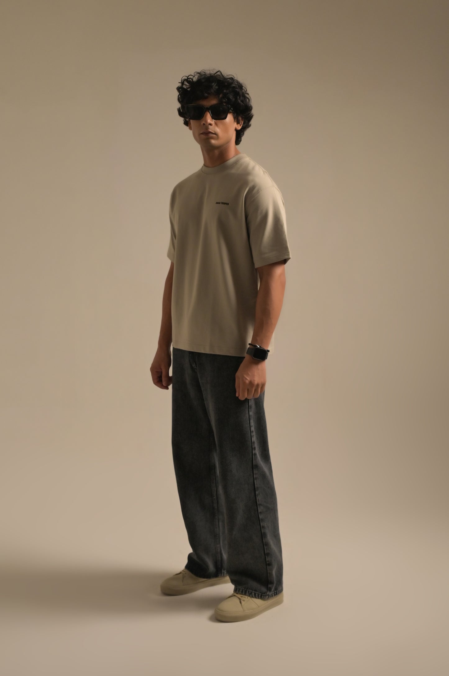 Bright Grey Oversized T-Shirt