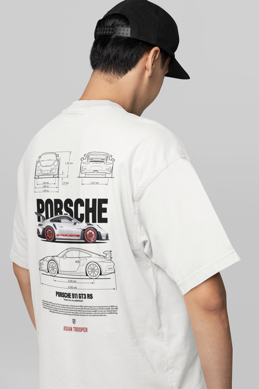 Butter White printed Oversized T-shirt